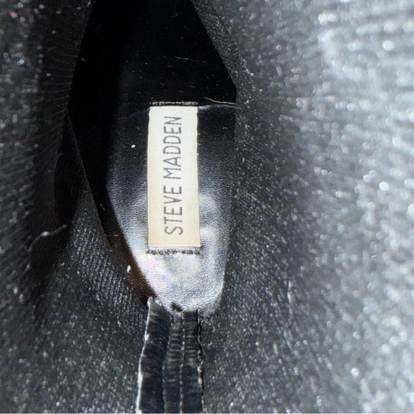 Steve Madden Trent Sock Booties Black - Size 8 - Picture 9 of 10